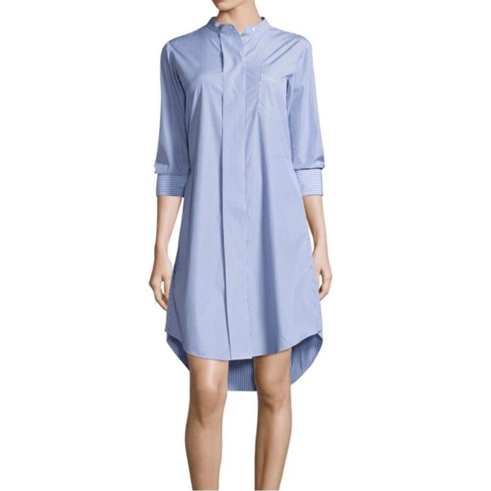 Theory button up shirt dress Medium